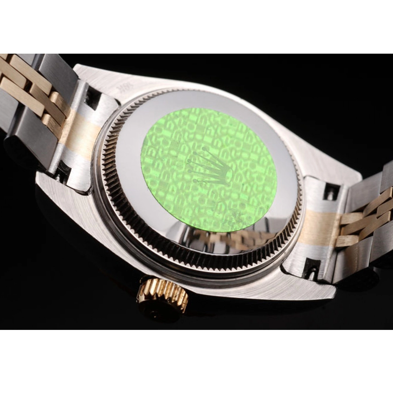 Aaa replica watch Stainless 98079 Tone Plated Rolex Datejust Two Steel Gold Yellow 0819